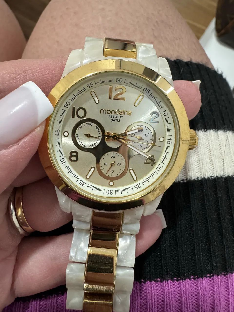 relógio  mondaine madreperola - Foto 2