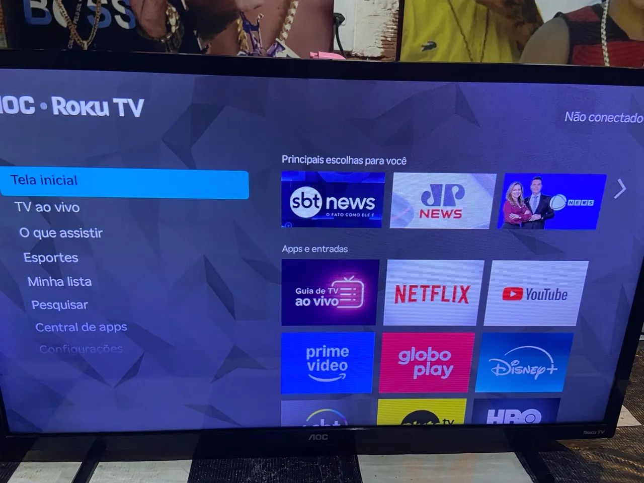 Tv 32 smart aoc roku tv - Foto 2