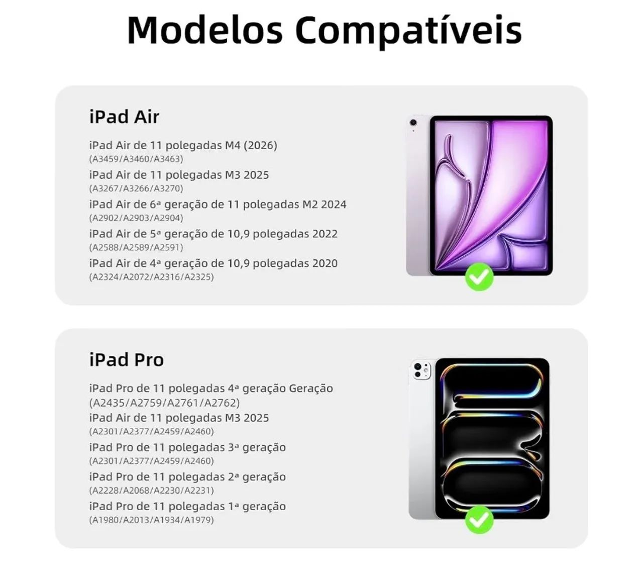 Capa protetora 3 em 1 para iPad Air 11" e iPad Pro 11" - Foto 2