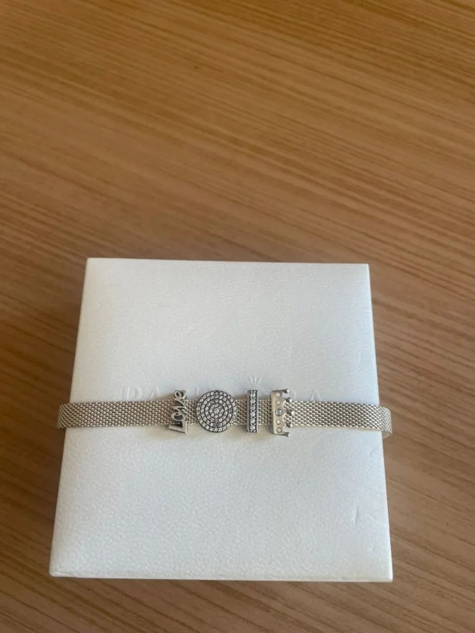Pulseira Pandora Reflexions Com Charms Original 17cm  - Foto 4