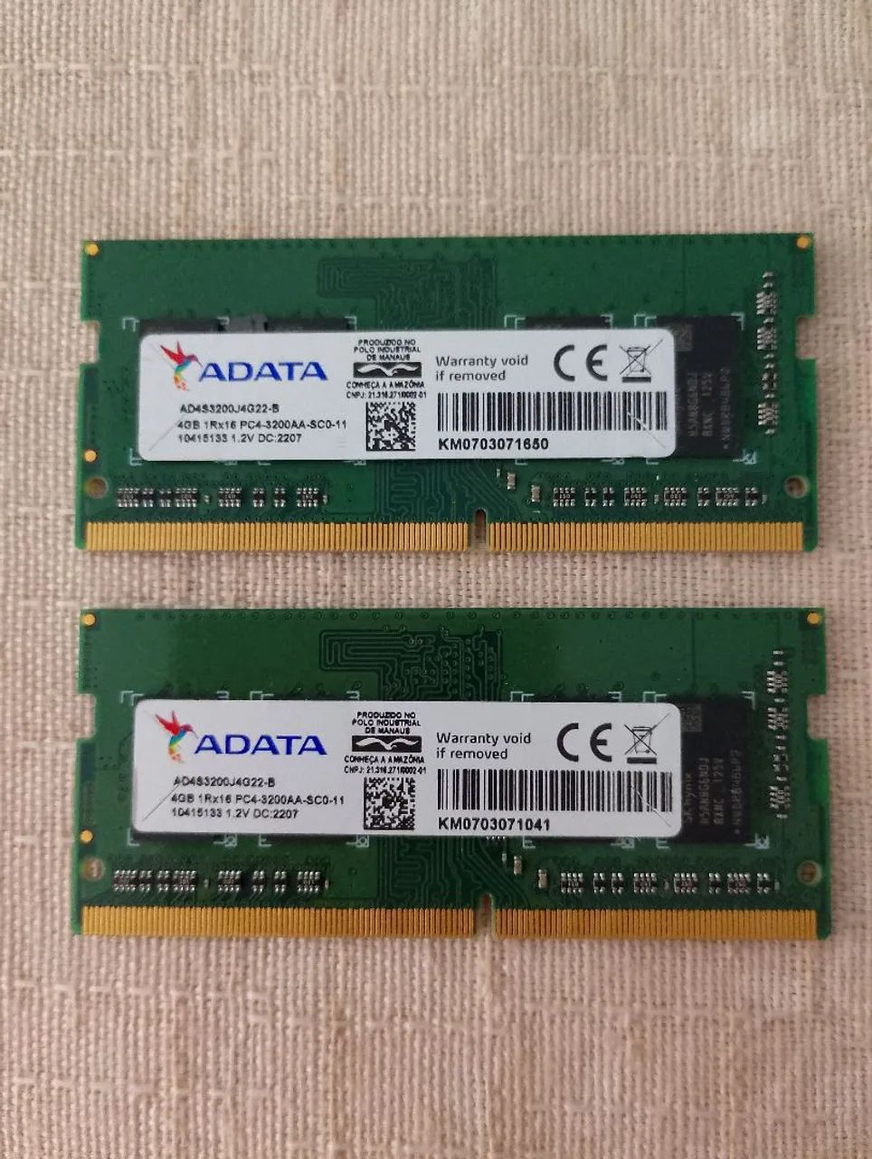 ADATA PREMIER - 02 PENTES - DDR4 04 GB 3200