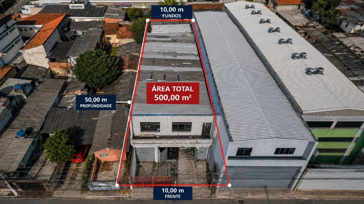 Terreno comercial para venda em Brasilândia, 734m²