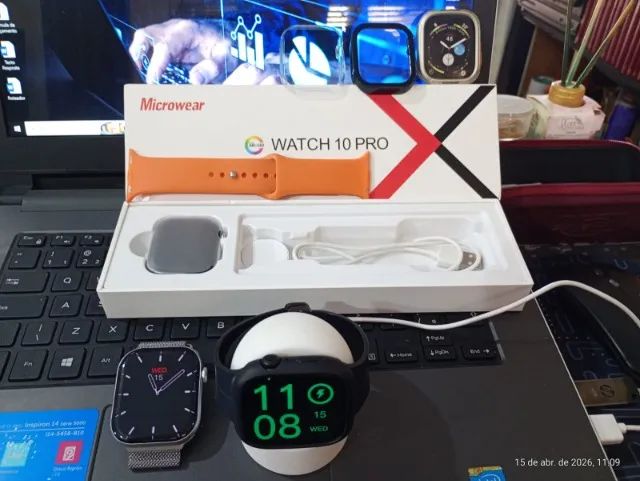 SmartWatch Prata W10 PRO TELA AMOLED 46mm