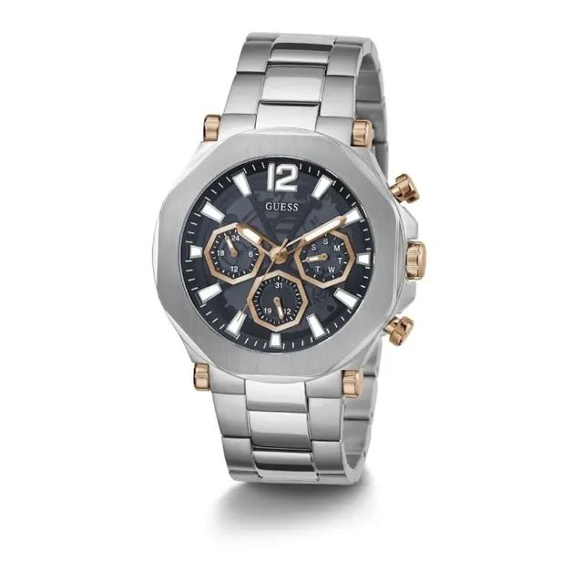 Rélogio Guess Edge Prata com Dourado. - Foto 5