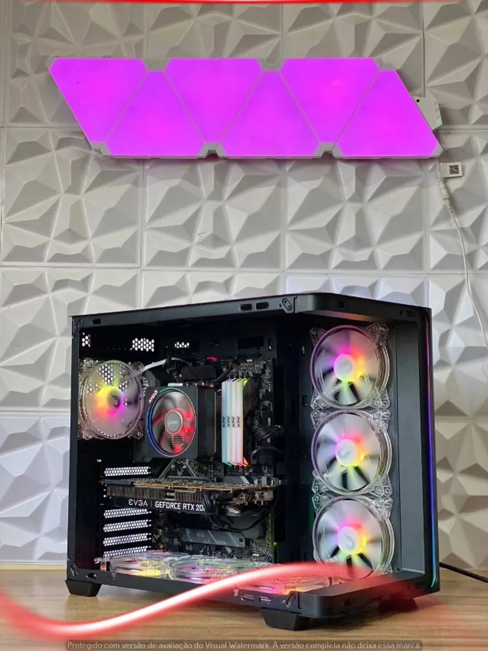 PC Gamer Ryzen 5 3600, 16gb, 500gb Ssd, GTX 1660 Super, Fonte 600W