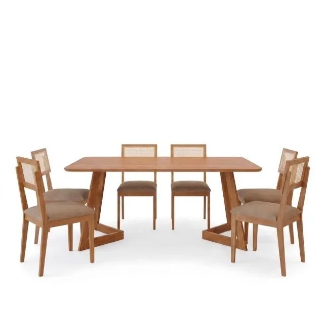 Conjunto de Jantar Almeria 6 Lugares - Foto 2