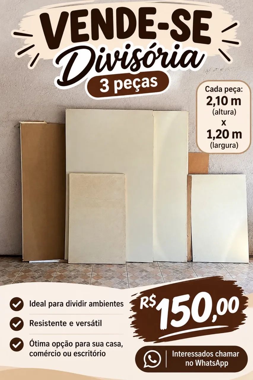 Divisória de loja 