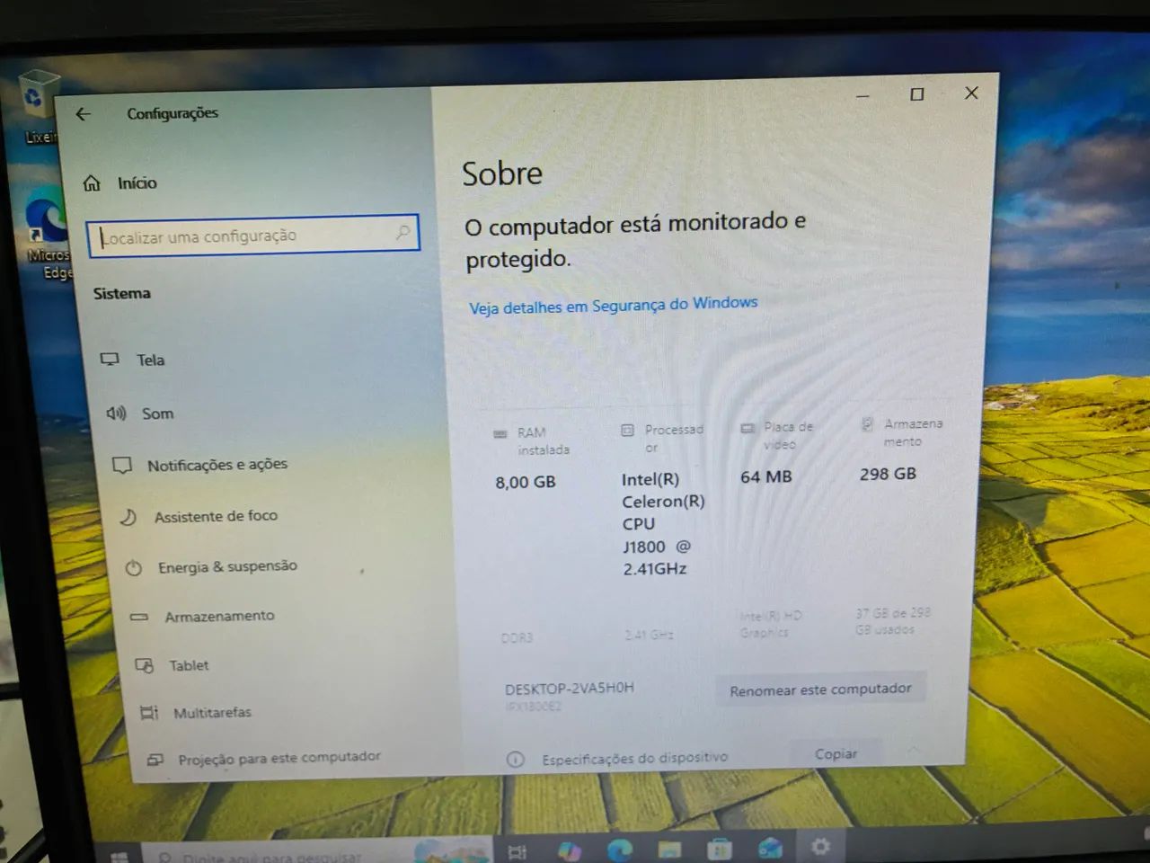 Cpu Intel Celeron 
