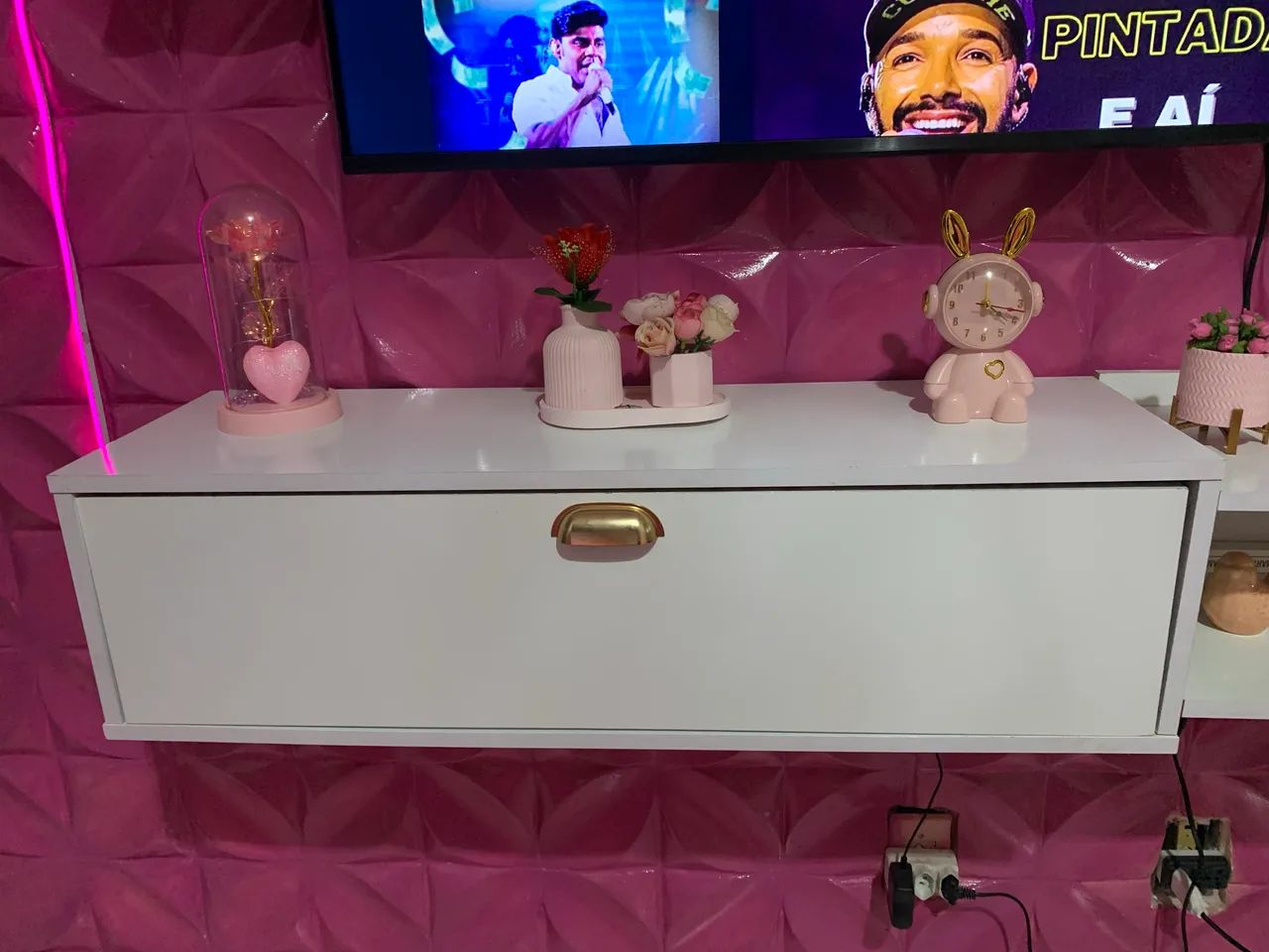 Rack Suspenso para TV até 75 Polegadas - Foto 2