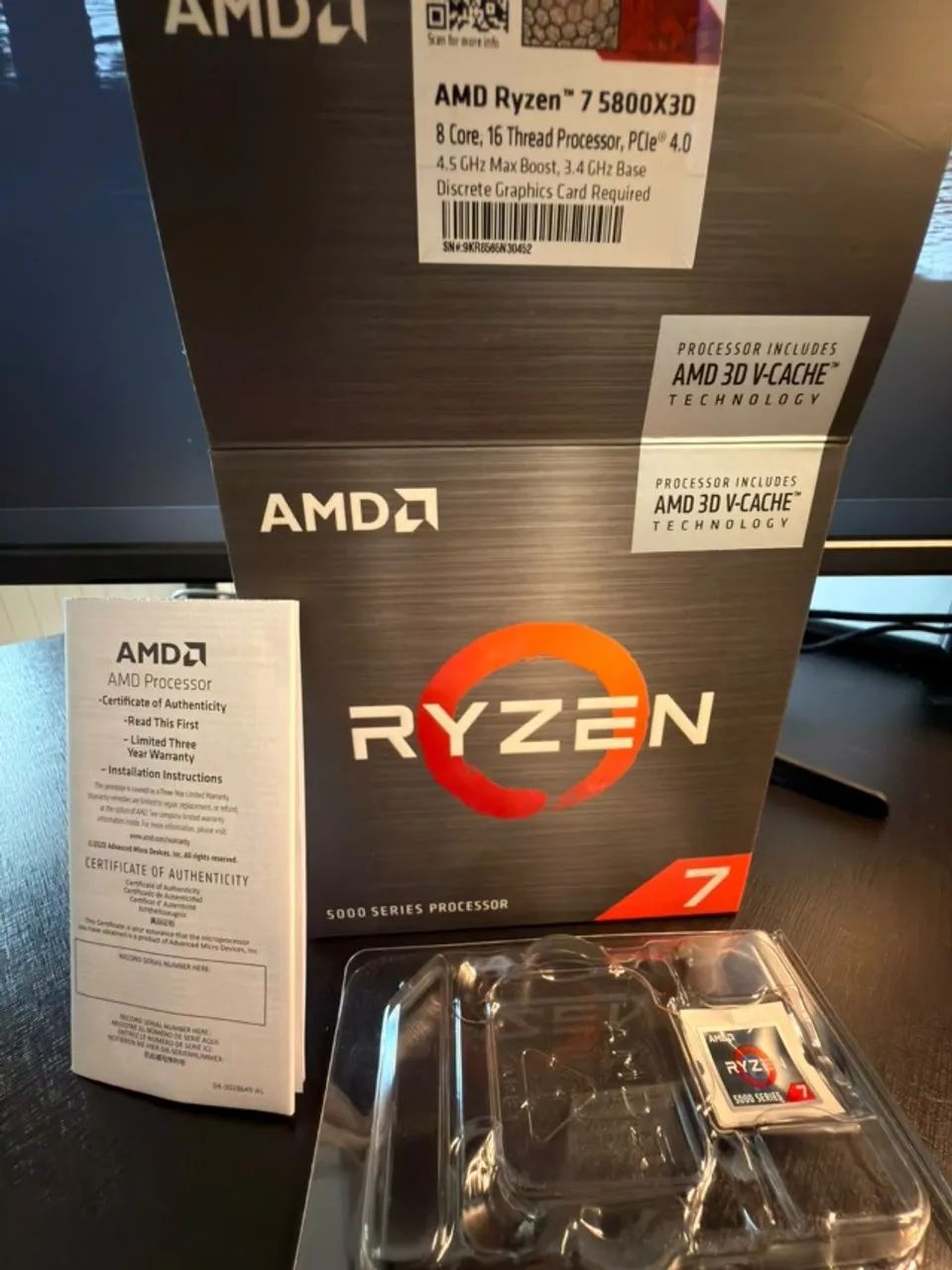 AMD Processador Ryzen 7 5800X3D de 8 núcleos e 16 threads - Foto 2