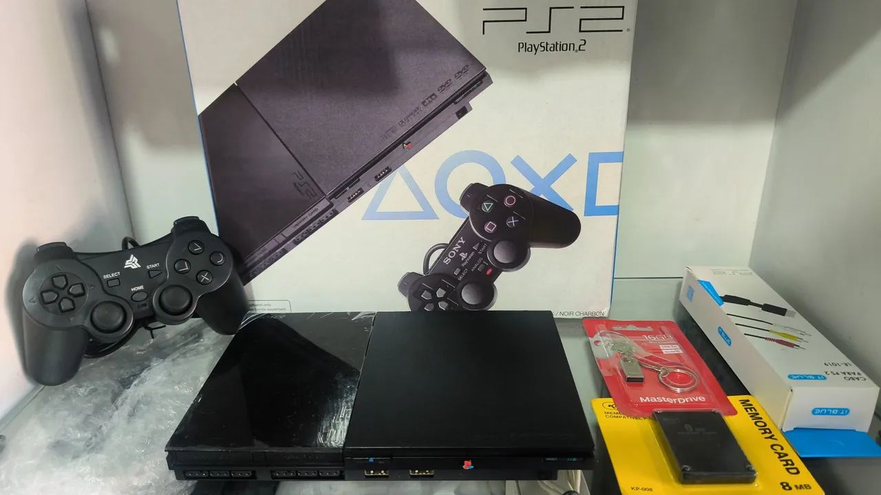 PS2 completo na caixa (somos loja) - Foto 3