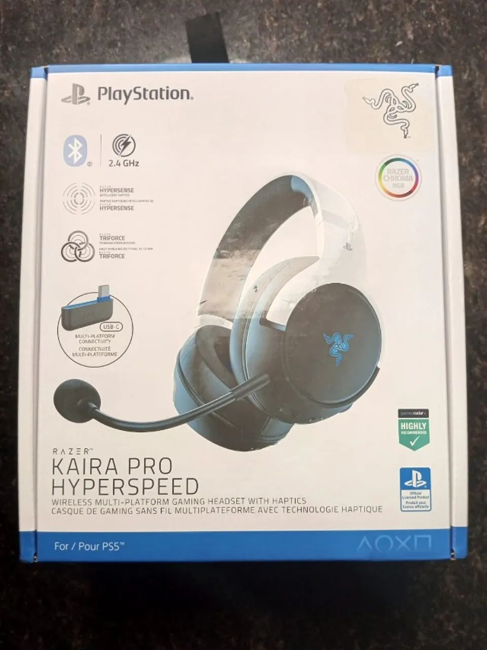 Headset Razer Kaira Pro Hyperspeed PS5