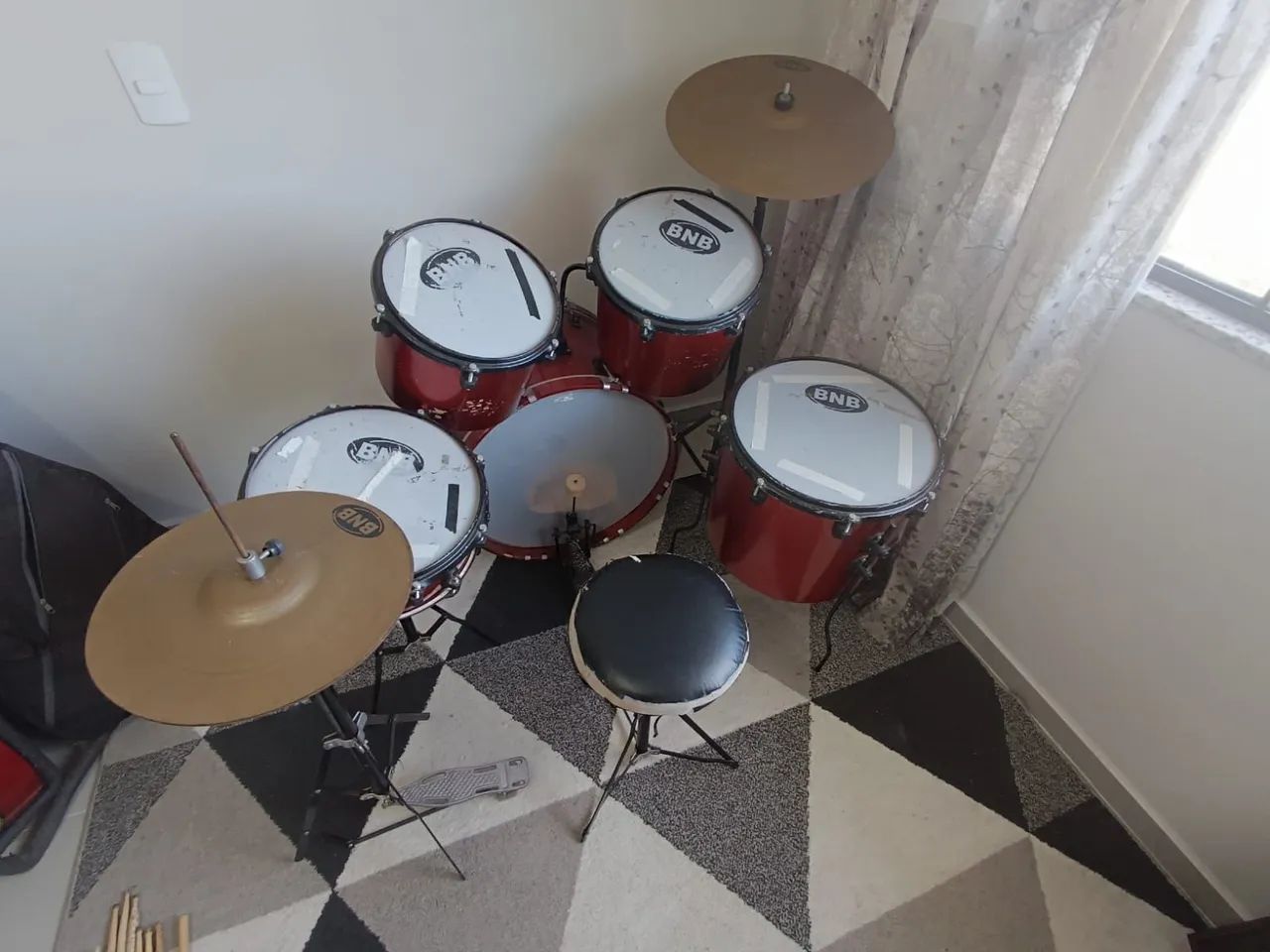Bateria acústica  - Foto 3