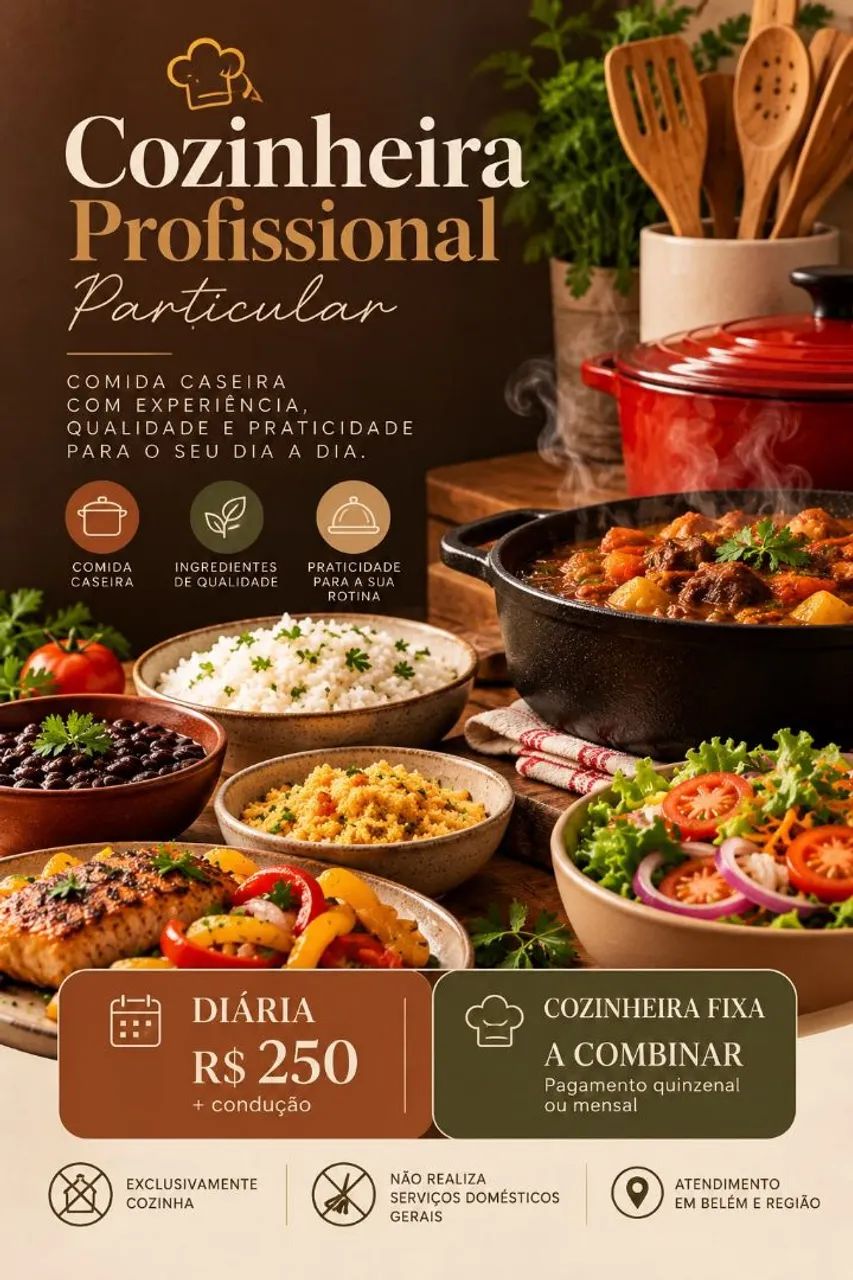 Cozinheira particular 