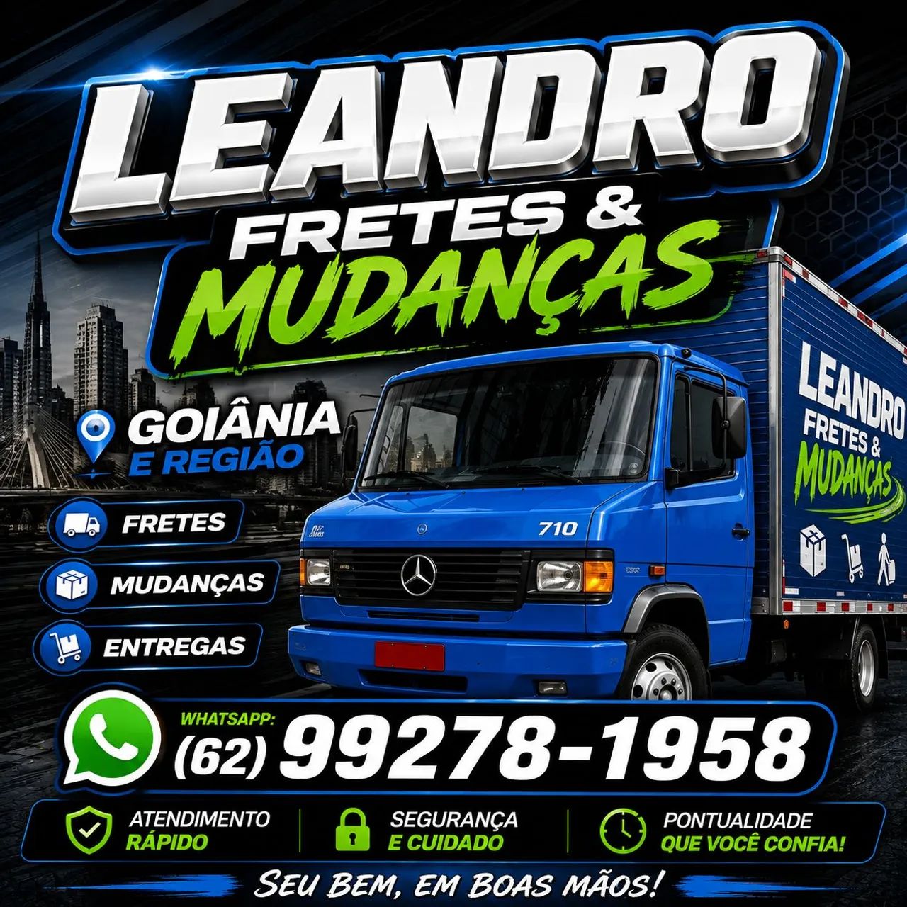 Leandro fretes mudanças transportes Goiânia  - Foto 3