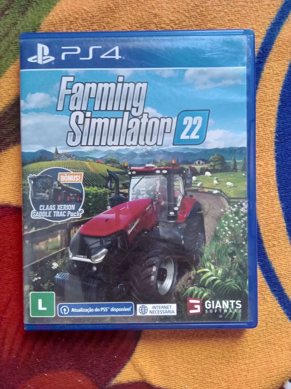 FARMING SIMULATOR 22 - PLAY 4 & PLAY 5 - MIDIA FISICA - COM ATUALIZAÇÃO PLAY 5