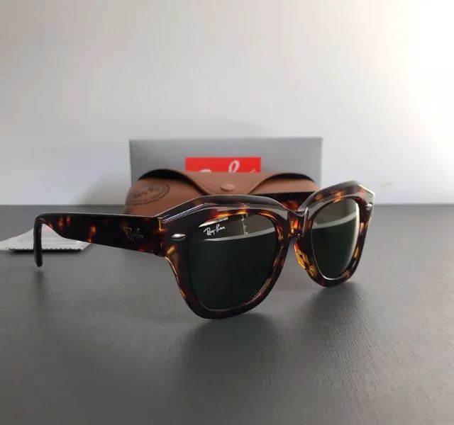 óculos de sol ray ban state street onça g15 - Foto 3