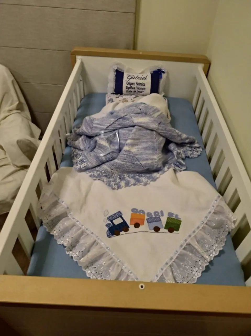Berço 3 em 1 com colchão  - Foto 2
