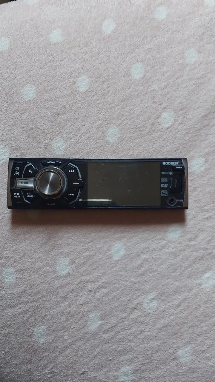 Frente de rádio automotivo