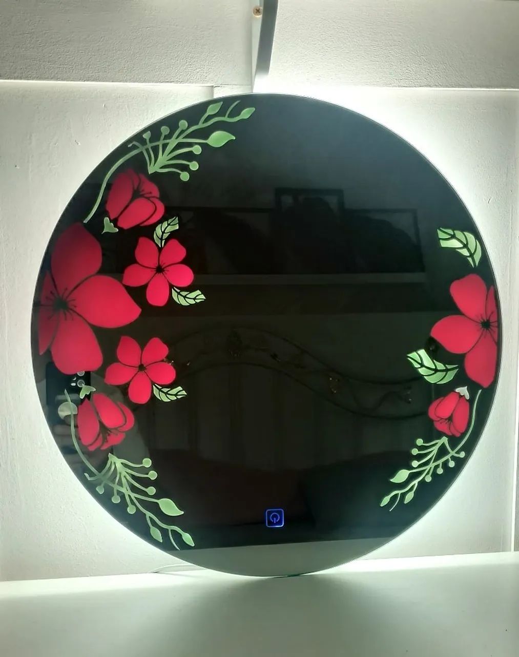 Espelho com vitrais e iluminação em led dimerizável  - Foto 3