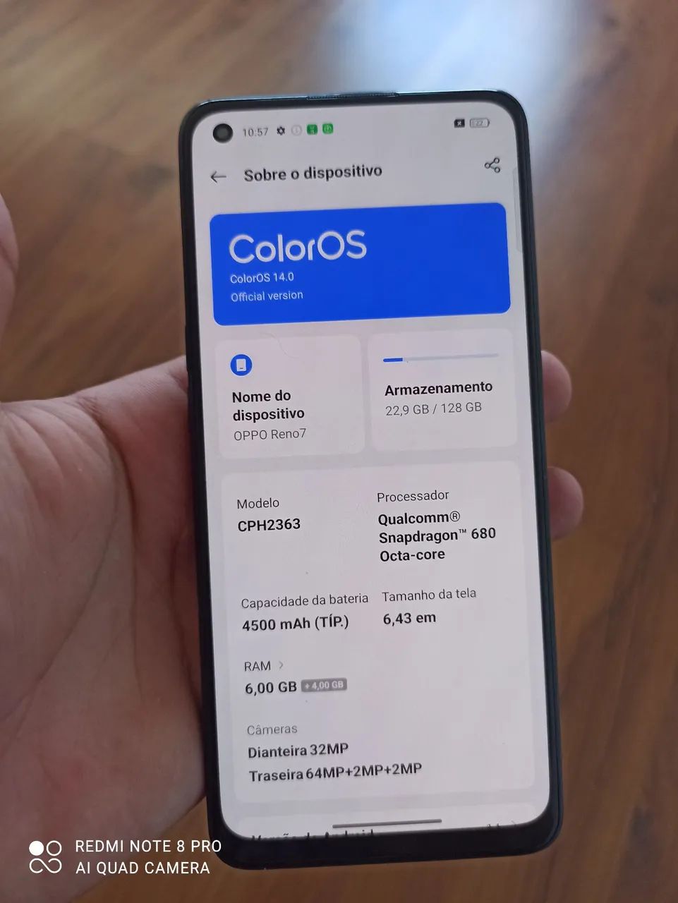 Celular oppo reno 7 (Oportunidade!) - Foto 4