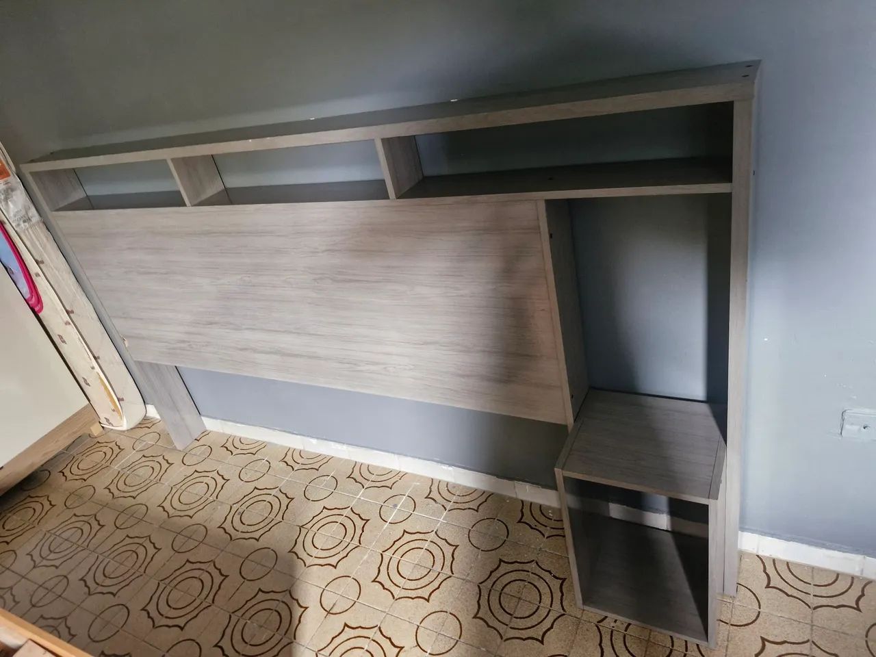 Conjunto completo cama e cabeceira