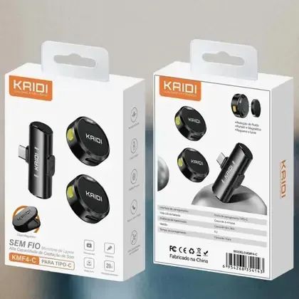 MICROFONE LAPELA COM IMÃ TIPO C - Foto 2