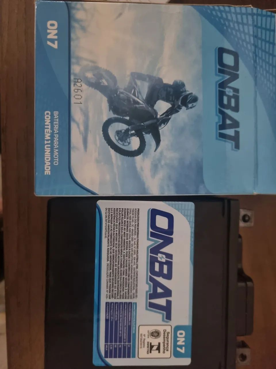 Bateria para moto 7v