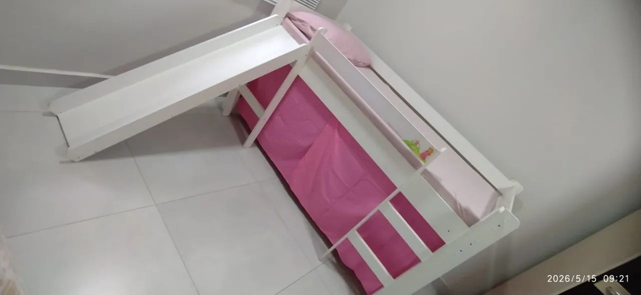 Cama infantil com escorregador  - Foto 3