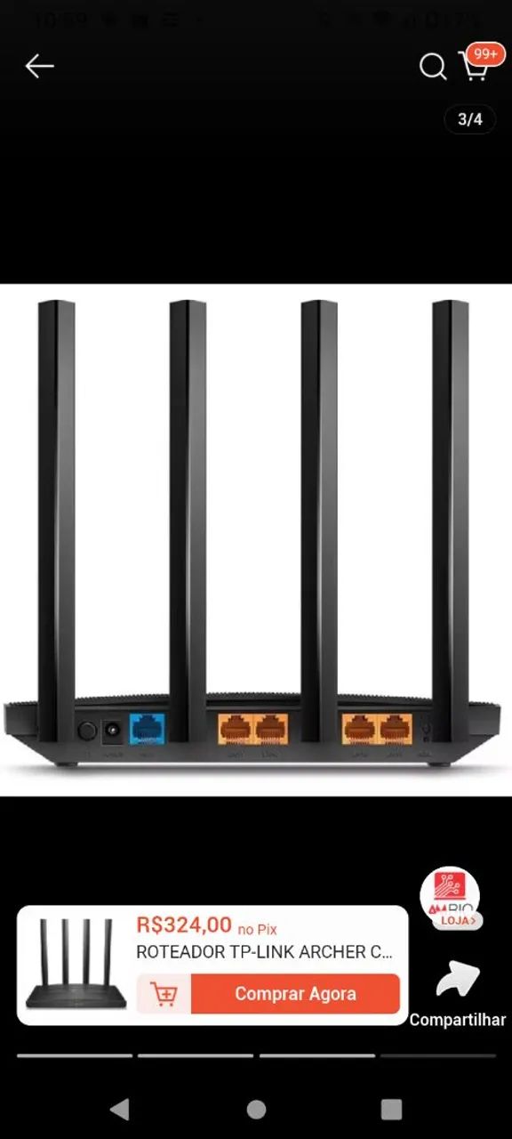 Roteador tp link C6 gigabyte  - Foto 3