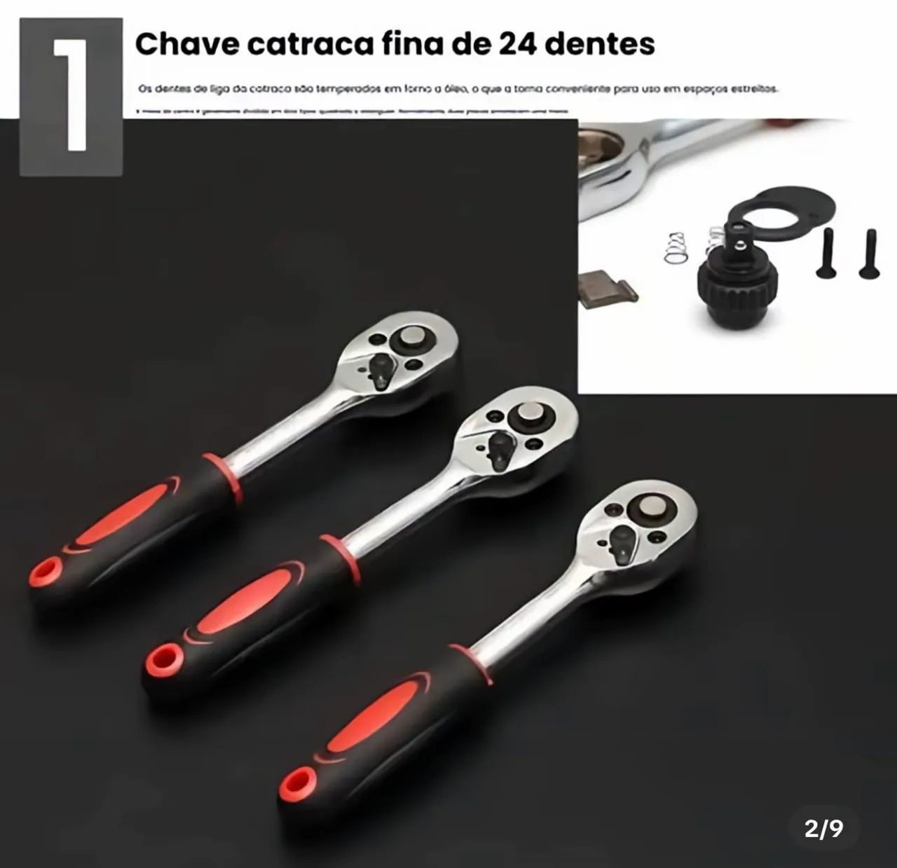 KIT FERRAMENTAS 46 PEÇAS - Foto 2