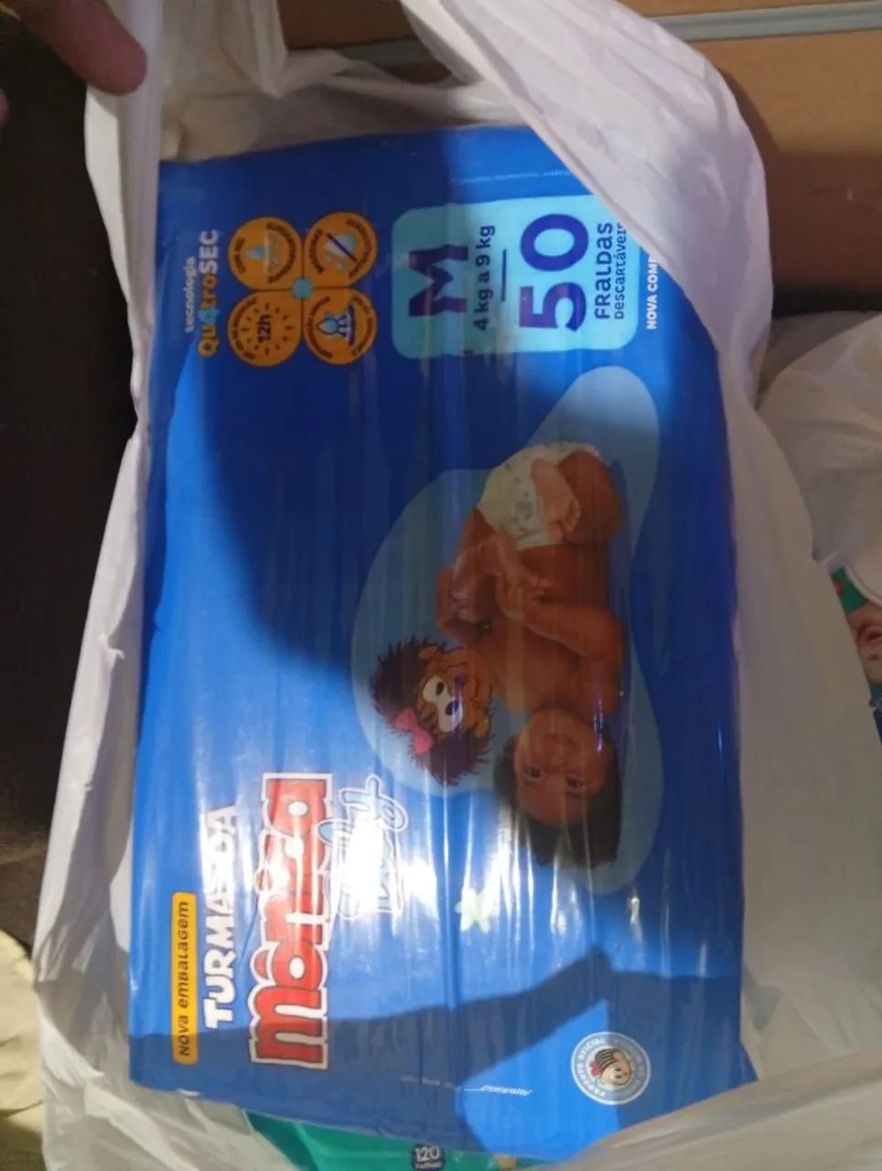 Fraldas a venda Todas novas