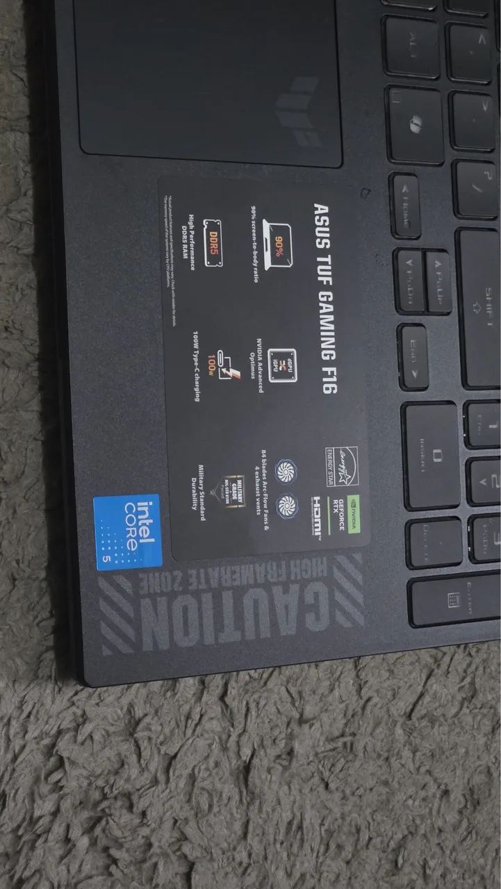 Notebook ASUS TUF GAMING F16  - Foto 4