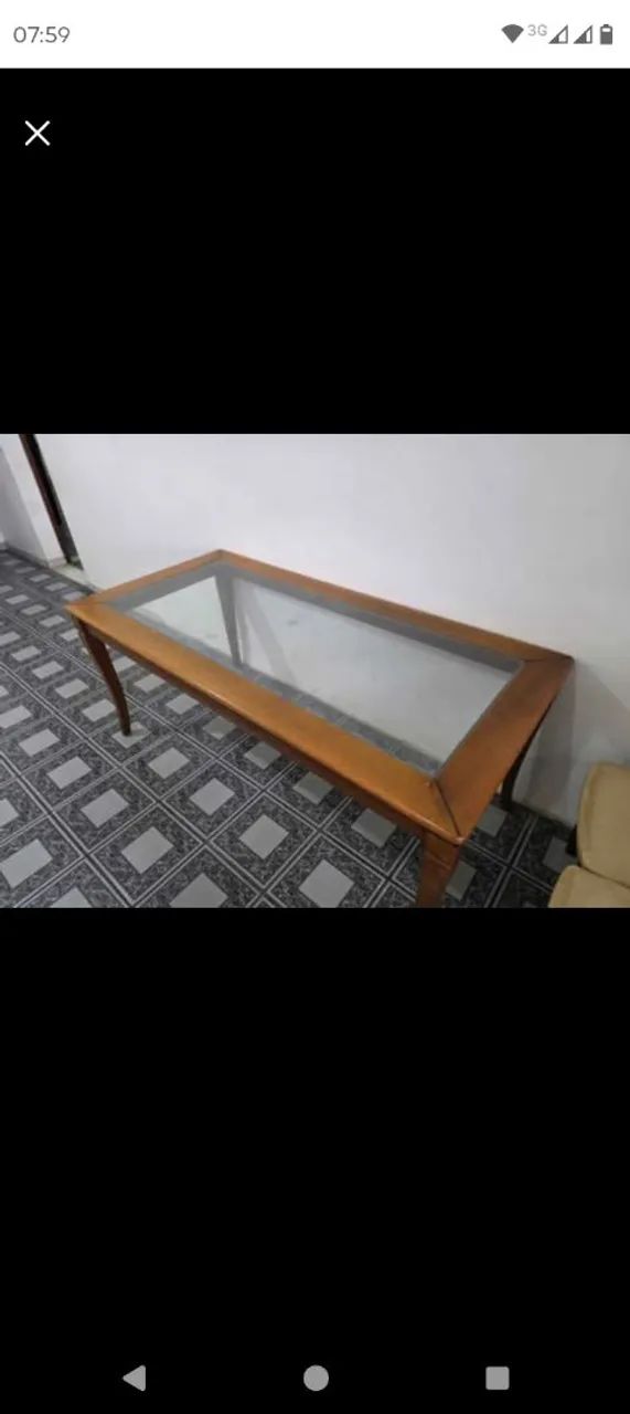Mesa de 6 cadeiras obs não tem cadeiras  - Foto 2
