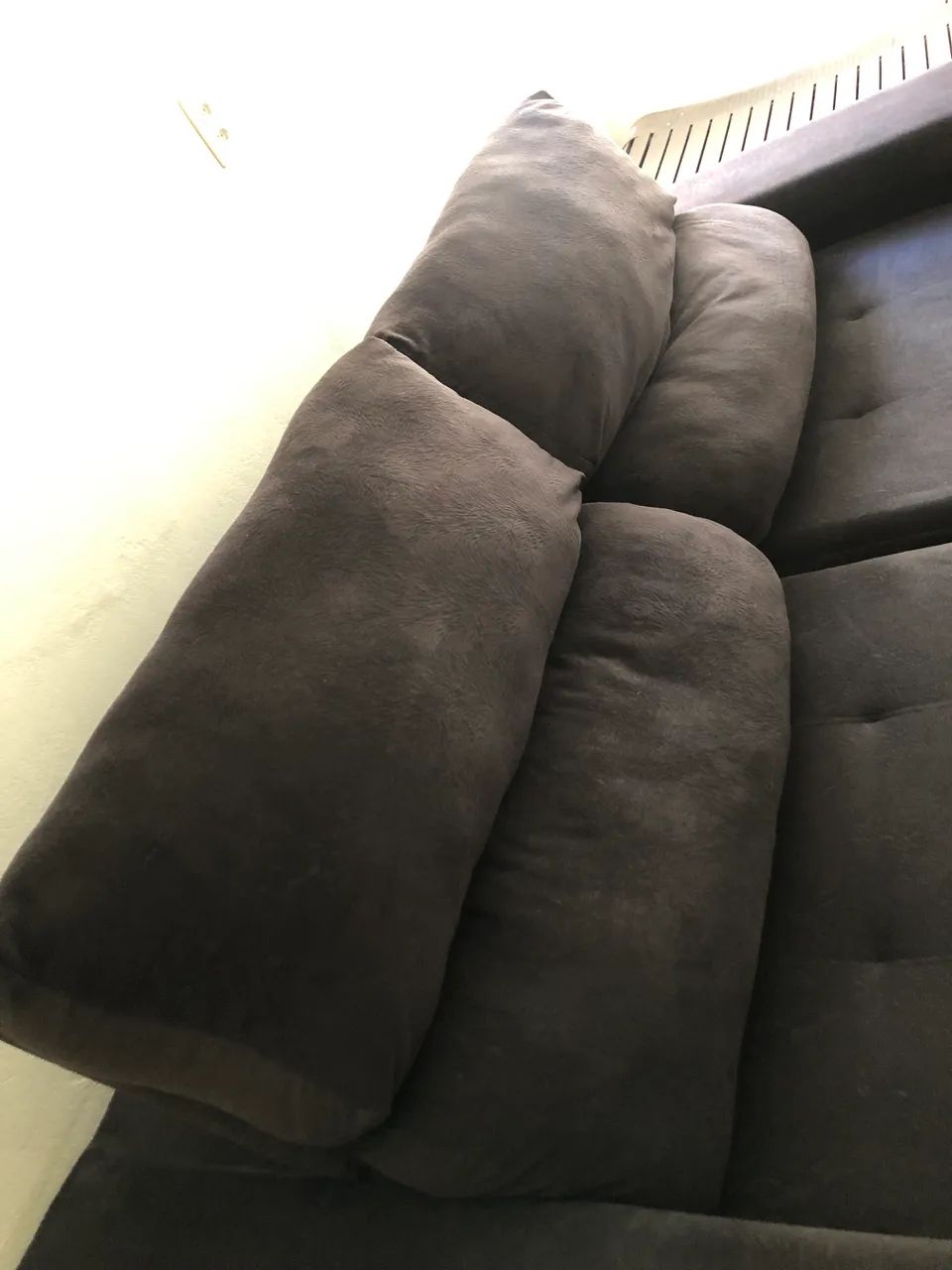 Sofá retrátil preto 2,40m  - Foto 5