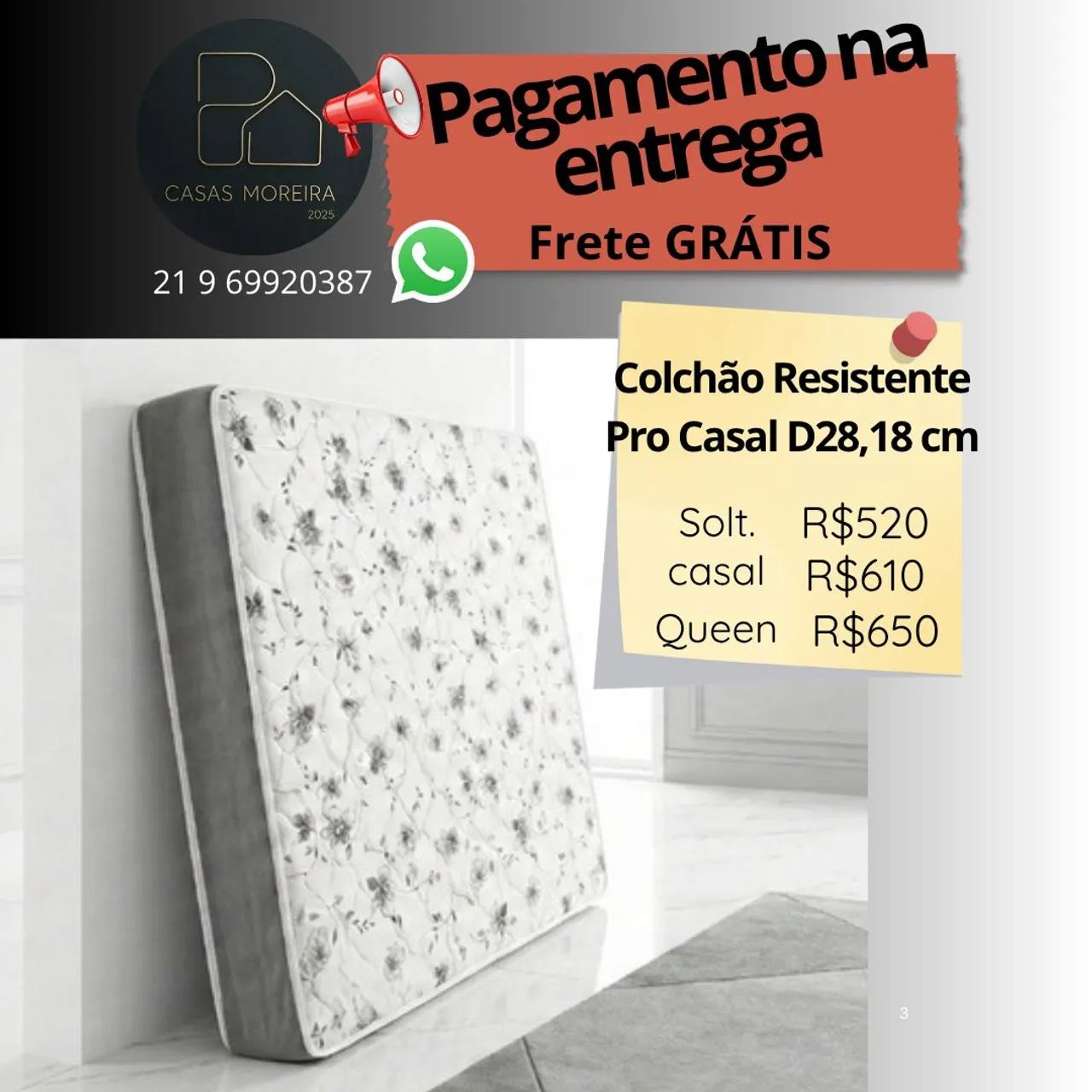 Colchão casal/solteiro/queen/king - Foto 3