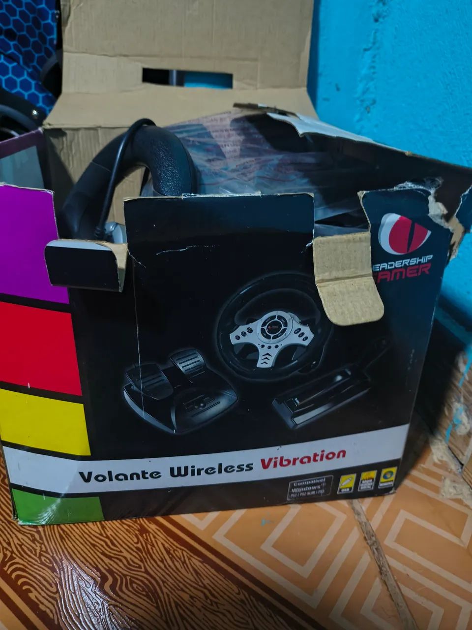 Volante para PS2 e pc - Foto 3
