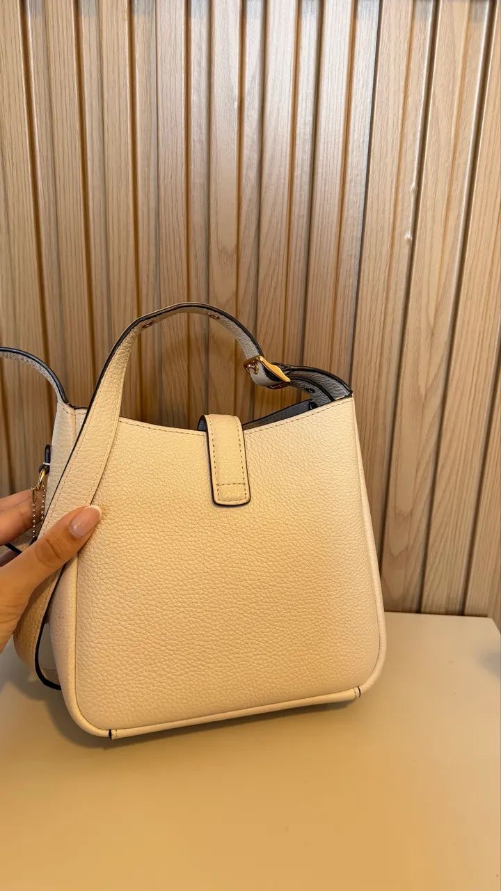 Bolsa Coach Hadley mini off white  - Foto 5