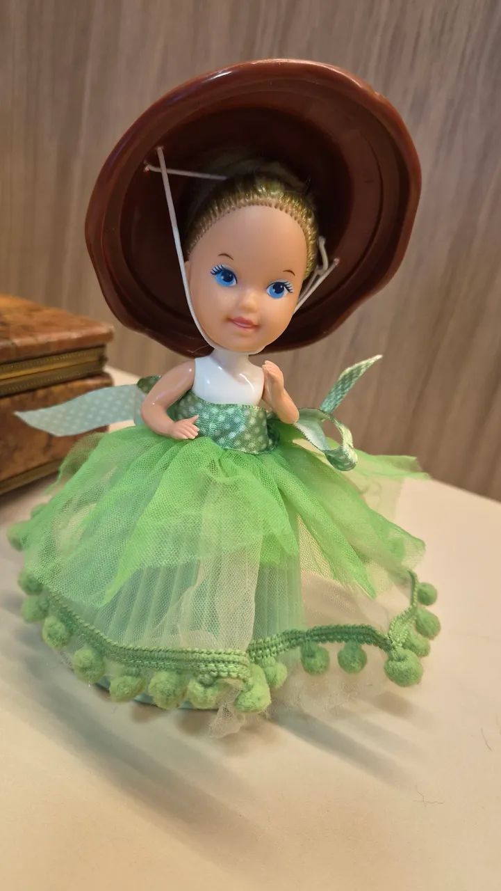 Boneca capcake pistache