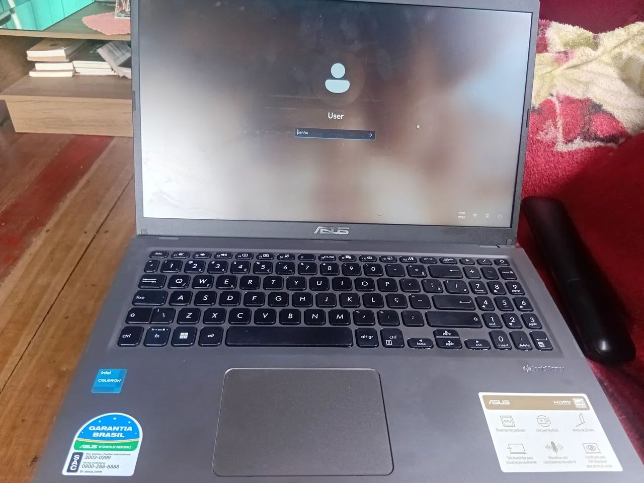 Notebook Asus + impressora HP