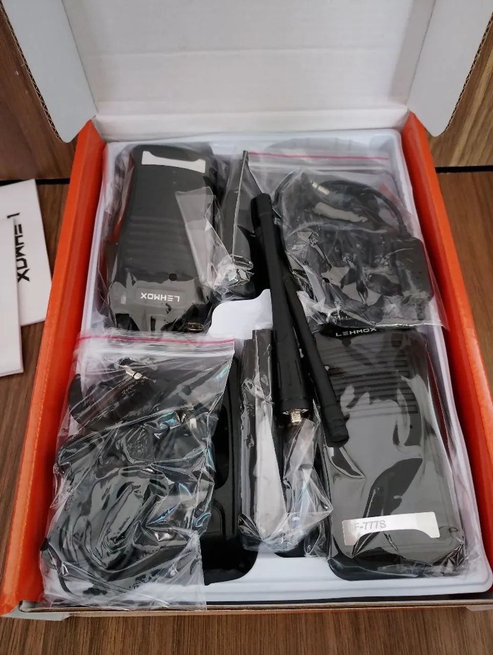 Rádio comunicador profissional com Anatel completo  - Foto 2
