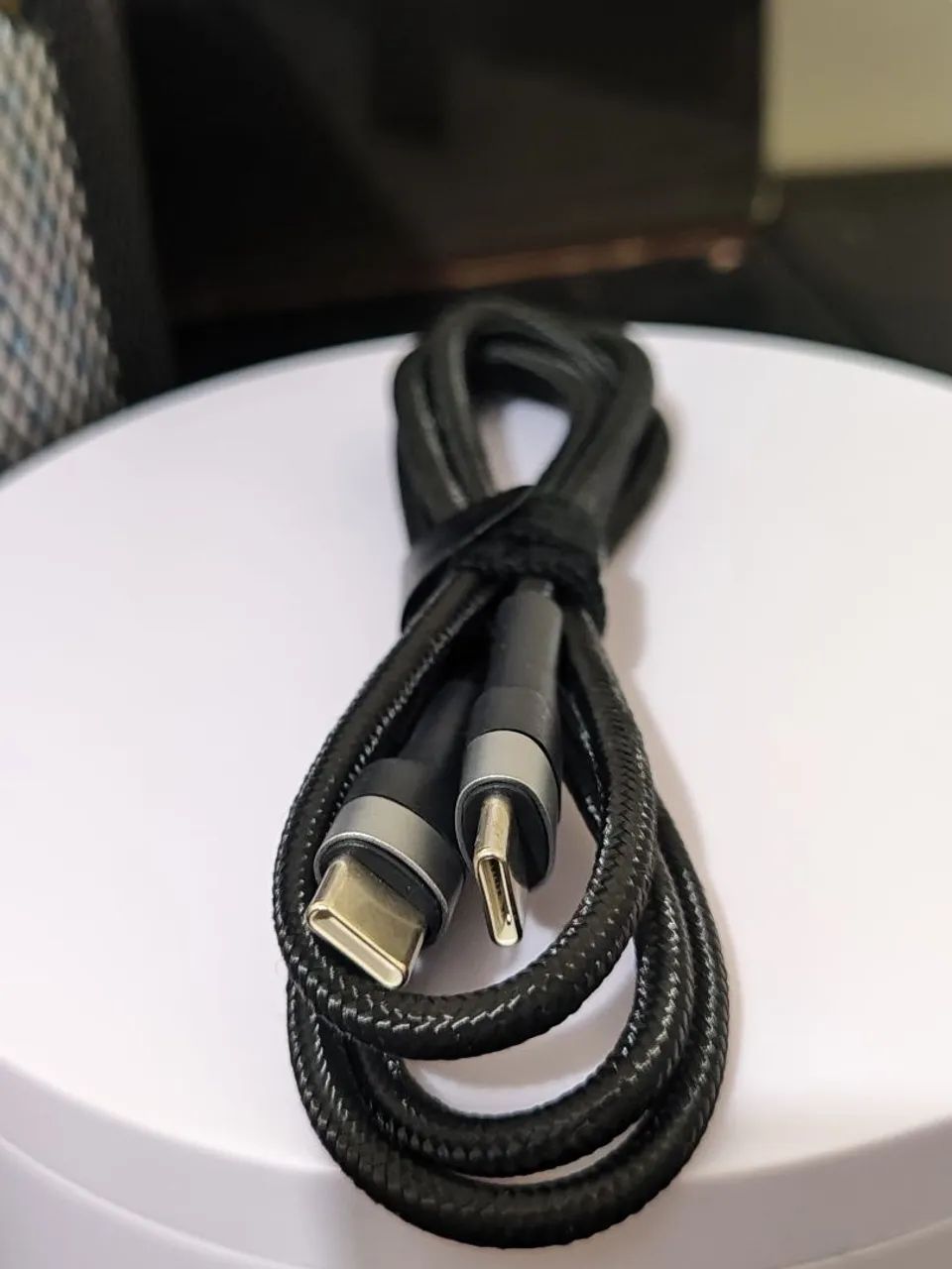 Cabo USB-C  60W PD e Quick Charge 3.0 1m ou 2m