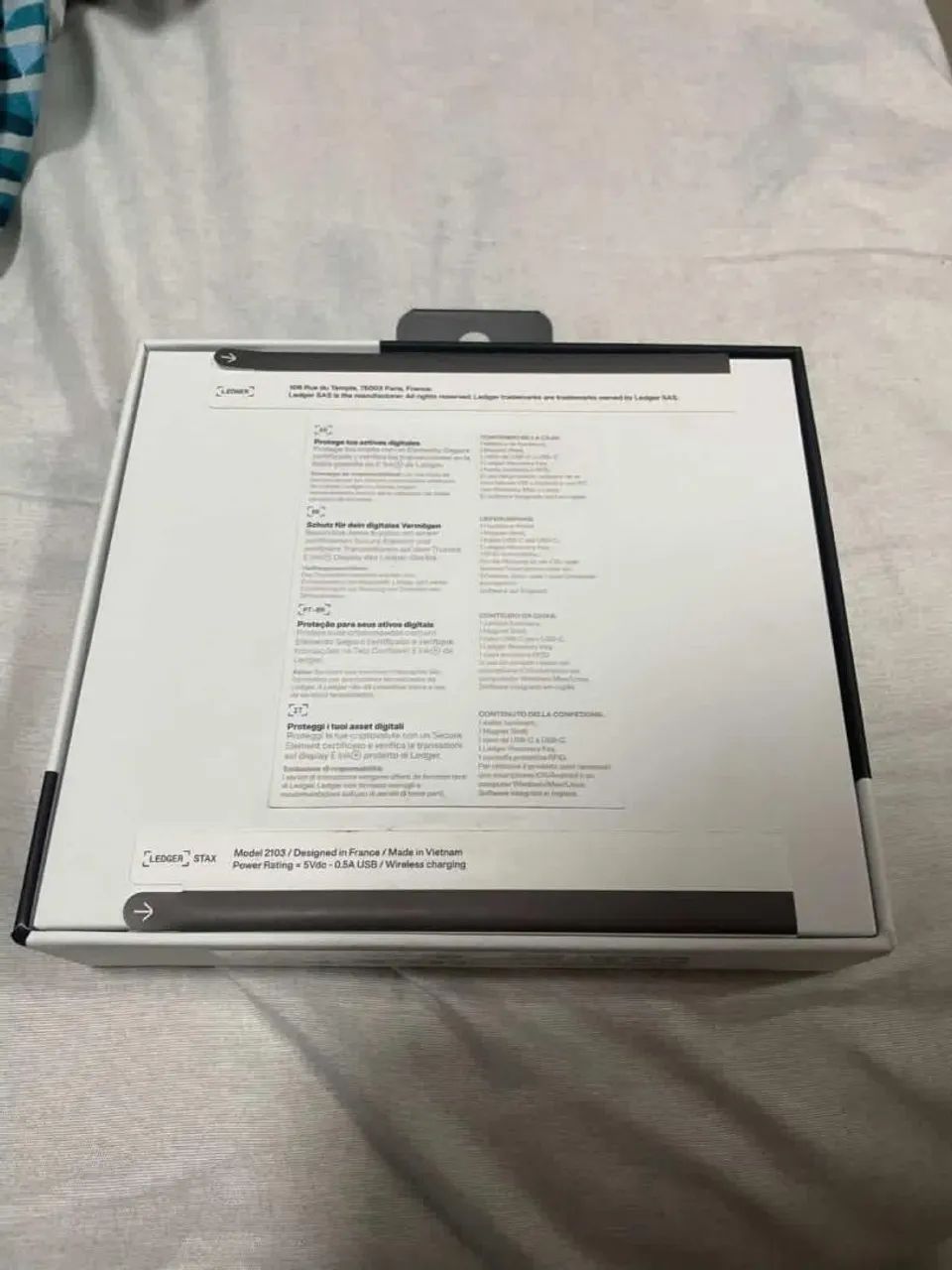 VENDO UMA LEDGER STAX NOVA NA CAIXA LACRADA NUNCA ABERTA - Foto 2