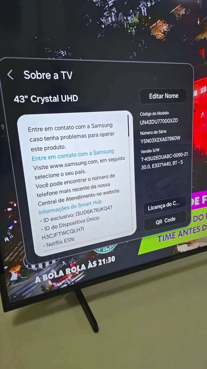 Smart TV Samsung 43" UHD 4K UN43DU7700GXZD - Foto 5