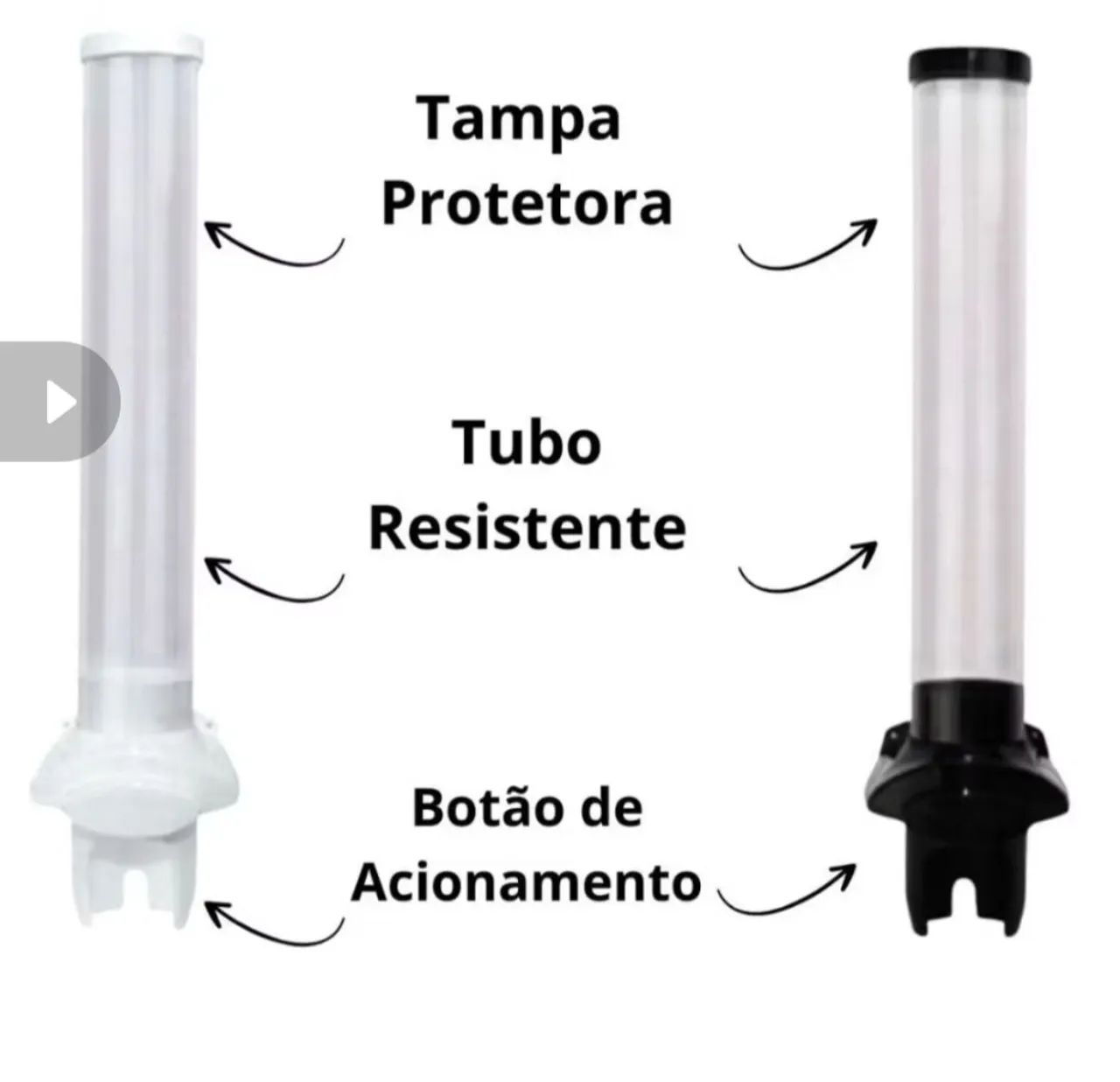 Disposable cup dispenser/holder for 150 ml, 180 ml and 200 ml cups