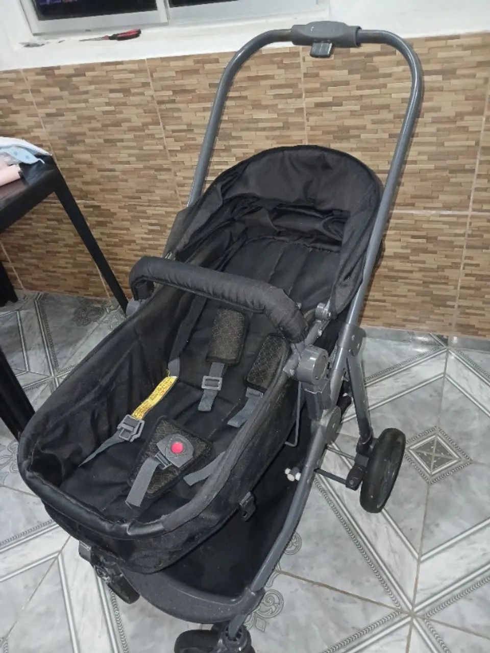 Carrinho de bebê + bebê conforto Galzerano com Moisés  - Foto 5