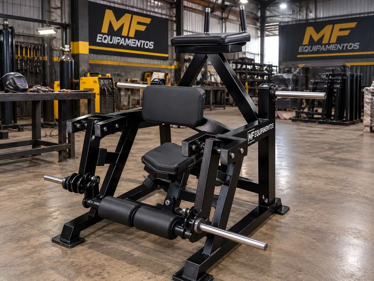Flexora unilateral em pé 