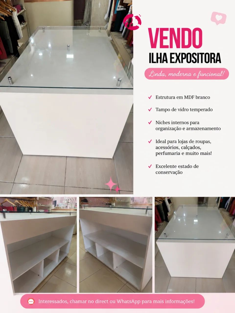 Ilha para loja 