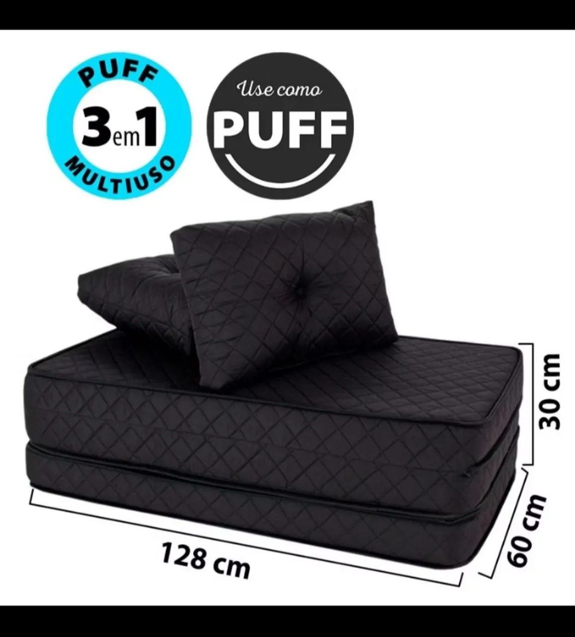 Puff, sofá, multiuso  - Foto 2