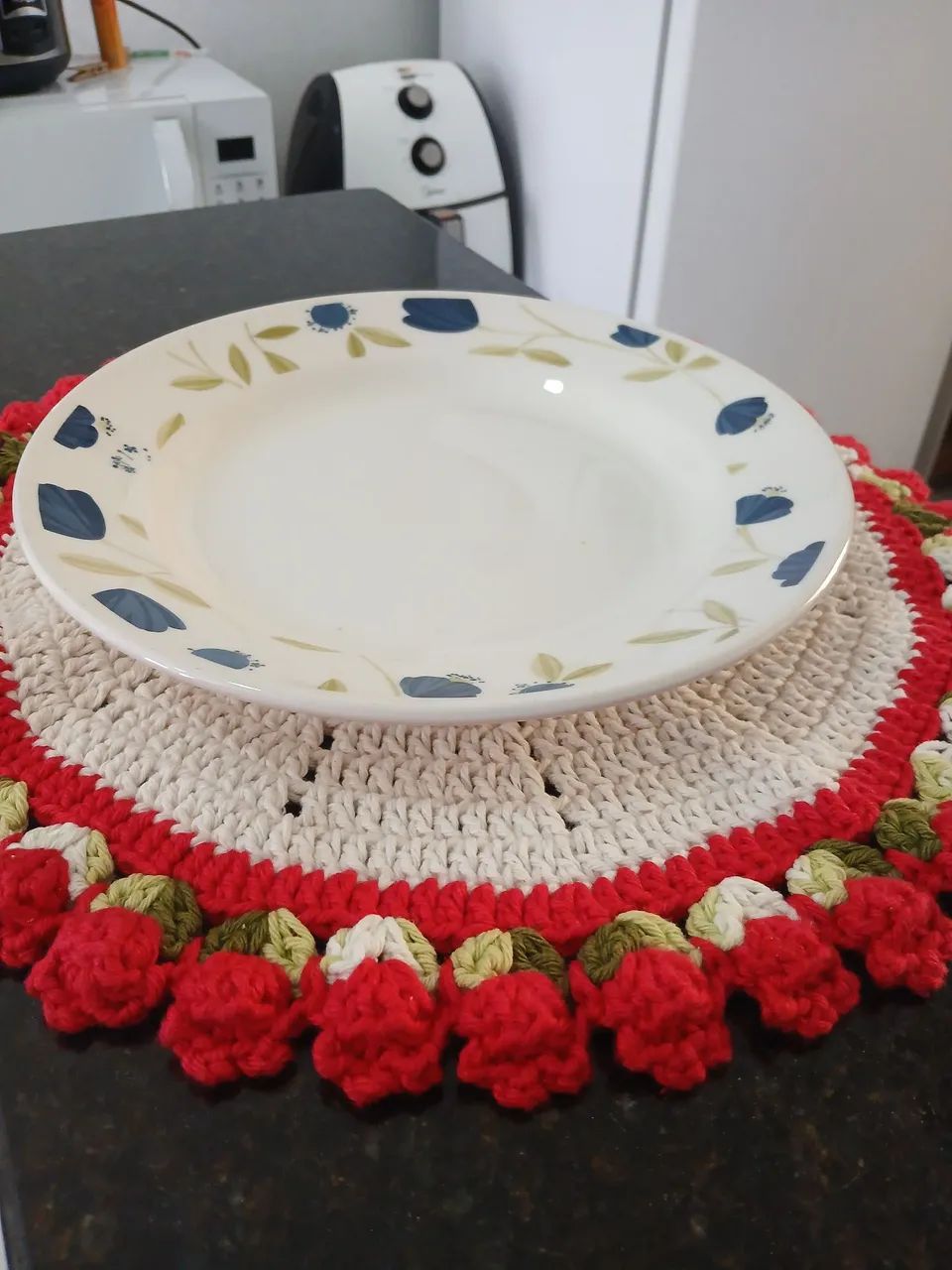 Mesa posta crochê  - Foto 5